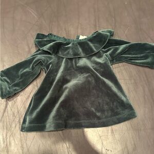 Hanna Anderson baby velour party dress . 0-3 months